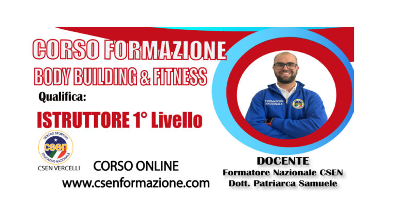 Corso di formazione “Istruttore Body Building & Fitness 1° livello”