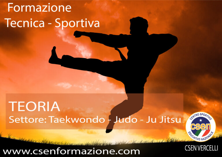 Teoria – Settore Taekwondo – Judo – Ju Jitsu